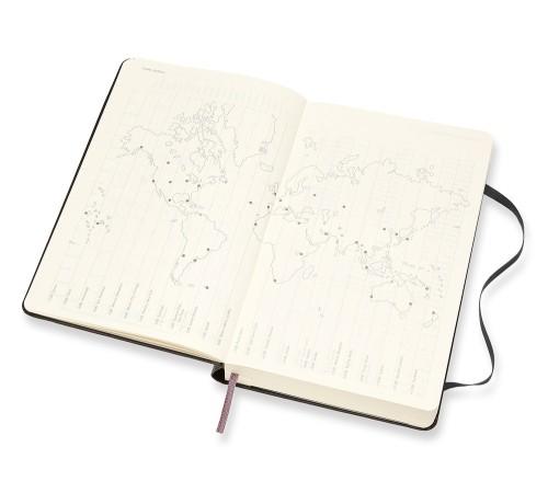 Ежедневник Moleskine ACADEMIC Large 130х210мм датир.18мес 592стр. черный
