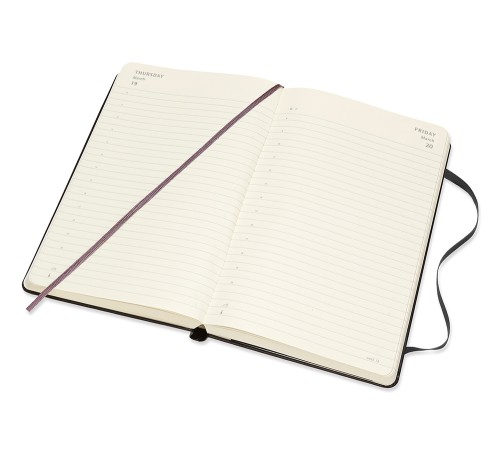 Ежедневник Moleskine ACADEMIC Large 130х210мм датир.18мес 592стр. черный