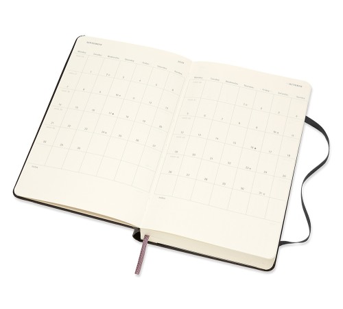 Ежедневник Moleskine ACADEMIC Large 130х210мм датир.18мес 592стр. черный
