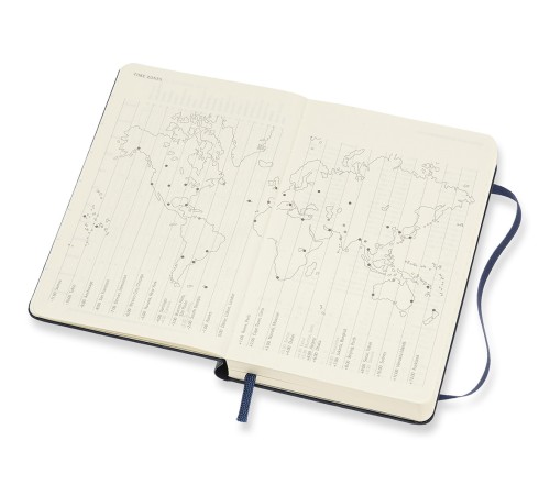 Ежедневник Moleskine CLASSIC Pocket 90x140мм 400стр. синий сапфир