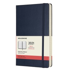 Ежедневник Moleskine CLASSIC Large 130х210мм 400стр. синий сапфир