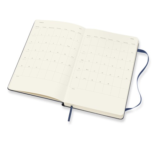 Ежедневник Moleskine CLASSIC Large 130х210мм 400стр. синий сапфир
