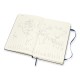 Ежедневник Moleskine CLASSIC Large 130х210мм 400стр. синий сапфир