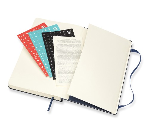Ежедневник Moleskine CLASSIC Large 130х210мм 400стр. синий сапфир