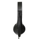 Наушники с микрофоном Оклик HS-M150 черный 2.2м накладные оголовье (NO-003N)