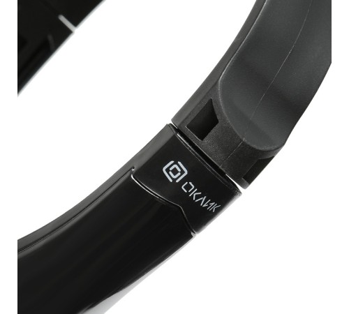 Наушники с микрофоном Оклик HS-M150 черный 2.2м накладные оголовье (NO-003N)
