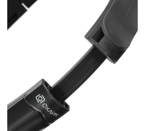 Наушники с микрофоном Оклик HS-M150 черный 2.2м накладные оголовье (NO-003N)
