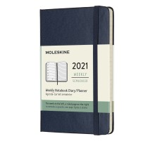 Еженедельник Moleskine CLASSIC WKNT Pocket 90x140мм 144стр. синий сапфир
