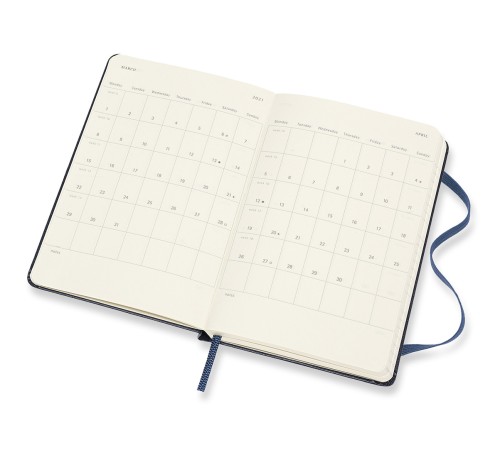 Еженедельник Moleskine CLASSIC WKNT Pocket 90x140мм 144стр. синий сапфир