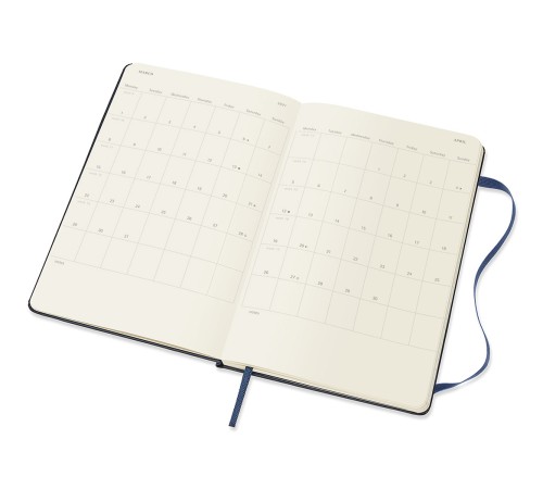 Еженедельник Moleskine CLASSIC WKNT Large 130х210мм 144стр. синий сапфир