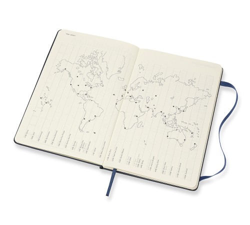 Еженедельник Moleskine CLASSIC WKNT Large 130х210мм 144стр. синий сапфир