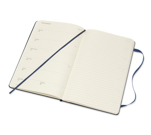 Еженедельник Moleskine CLASSIC WKNT Large 130х210мм 144стр. синий сапфир