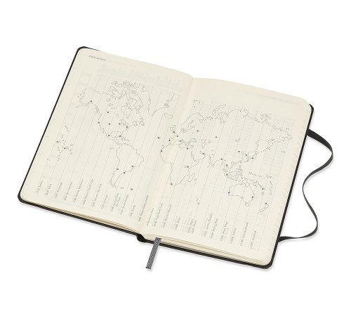 Еженедельник Moleskine CLASSIC WKLY VERTICAL Pocket 90x140мм 144стр. черный