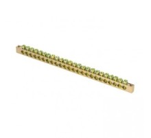 EKF sn0-63-24-k Шина PEN "ноль-земля" (6х9мм) 24 отверстия латунь крепеж по краям EKF PROxima