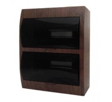 EKF pb40-n-24-dark Щит распределительный навесной ЩРН-П-24 темное дерево IP41 EKF PROxima