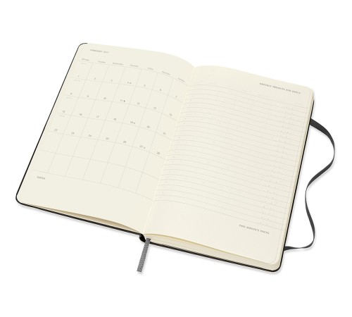 Еженедельник Moleskine PRO VERTICAL Large 130х210мм 168стр. черный