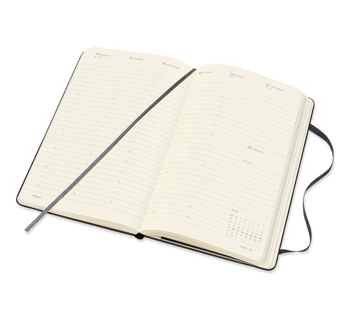 Еженедельник Moleskine PRO VERTICAL Large 130х210мм 168стр. черный