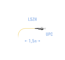 Пигтейл FC/UPC SM (0.9) 1,5 m