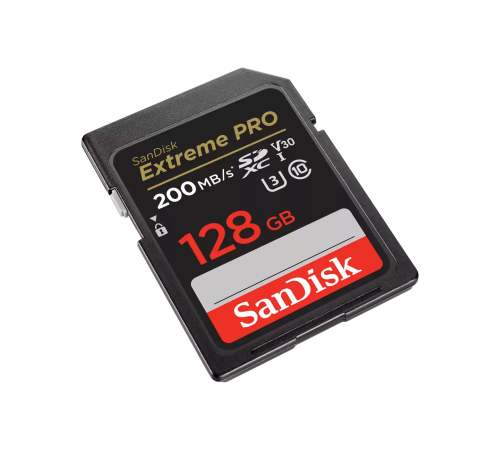 Карта памяти SanDisk Extreme PRO 128GB SDXC Memory Card 200MB/s
