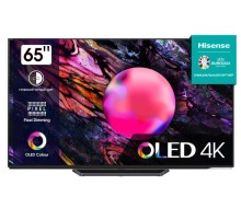 Телевизор HISENSE 65" OLED/4K/UHD 3840x2160 TV Bluetooth Wi-Fi Direct VIDAA черный 65A85K