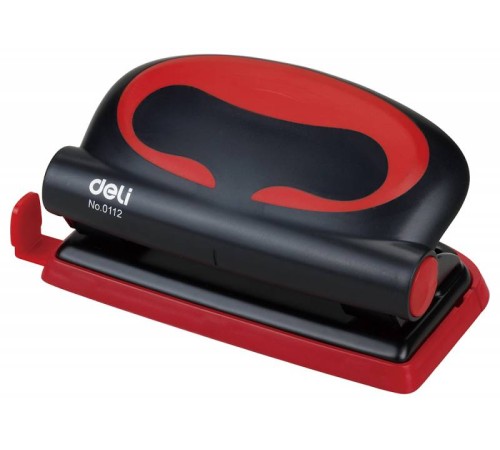 Дырокол Deli Essential Plus E0112 макс.:10лист. металл ассорти отв.:2 с линейкой