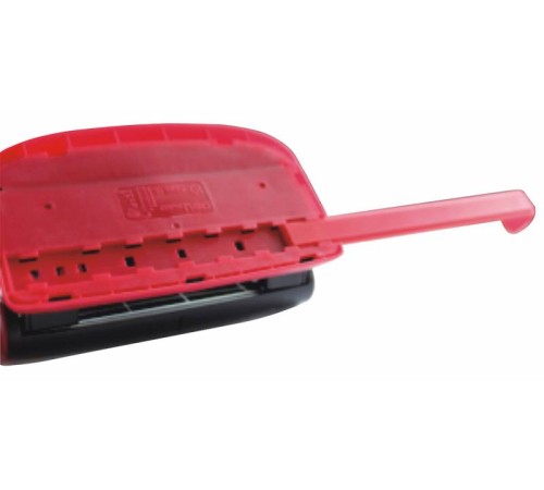 Дырокол Deli Essential Plus E0112 макс.:10лист. металл ассорти отв.:2 с линейкой