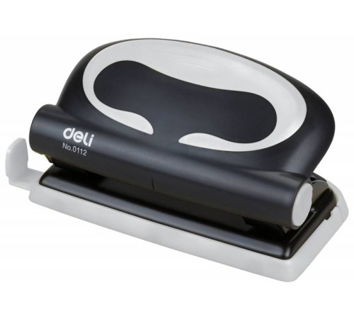 Дырокол Deli Essential Plus E0112 макс.:10лист. металл ассорти отв.:2 с линейкой