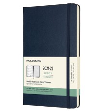 Еженедельник Moleskine ACADEMIC WKNT Large 130х210мм датир.18мес 208стр. синий сапфир
