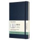 Еженедельник Moleskine ACADEMIC WKNT Large 130х210мм датир.18мес 208стр. синий сапфир