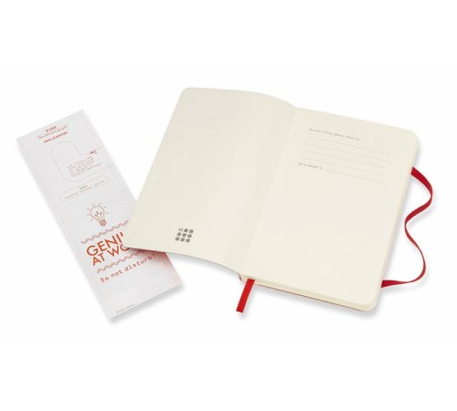 Блокнот Moleskine CLASSIC SOFT QP611F2 Pocket 90x140мм 192стр. линейка мягкая обложка красный Блокнот Moleskine CLASSIC SOFT QP611F2 Pocket 90x140мм 192стр. линейка мягкая обложка красный