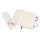 Блокнот Moleskine CLASSIC SOFT QP611F2 Pocket 90x140мм 192стр. линейка мягкая обложка красный