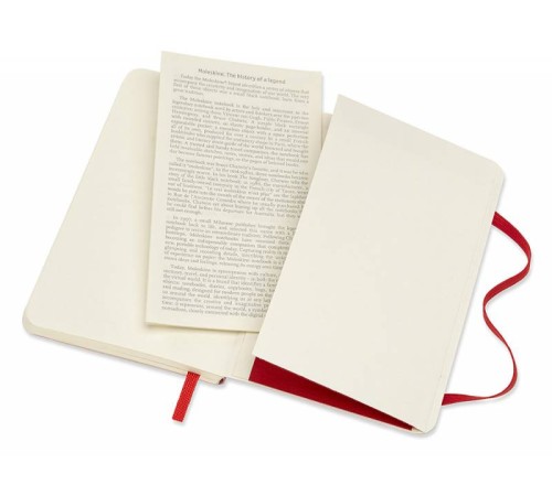 Блокнот Moleskine CLASSIC SOFT QP611F2 Pocket 90x140мм 192стр. линейка мягкая обложка красный Блокнот Moleskine CLASSIC SOFT QP611F2 Pocket 90x140мм 192стр. линейка мягкая обложка красный
