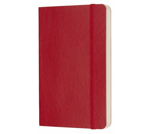 Блокнот Moleskine CLASSIC SOFT QP613F2 Pocket 90x140мм 192стр. нелинованный мягкая обложка красный