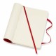 Блокнот Moleskine CLASSIC SOFT QP613F2 Pocket 90x140мм 192стр. нелинованный мягкая обложка красный