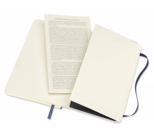 Блокнот Moleskine CLASSIC SOFT QP611B20 Pocket 90x140мм 192стр. линейка мягкая обложка синий сапфир Блокнот Moleskine CLASSIC SOFT QP611B20 Pocket 90x140мм 192стр. линейка мягкая обложка синий сапфир