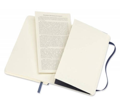 Блокнот Moleskine CLASSIC SOFT QP613B20 Pocket 90x140мм 192стр. нелинованный мягкая обложка синий сапфир Блокнот Moleskine CLASSIC SOFT QP613B20 Pocket 90x140мм 192стр. нелинованный мягкая обложка синий сапфир
