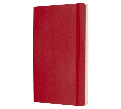 Блокнот Moleskine CLASSIC SOFT QP616F2 Large 130х210мм 192стр. линейка мягкая обложка красный
