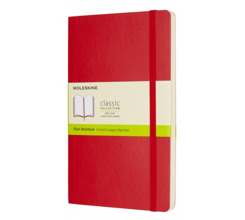 Блокнот Moleskine CLASSIC SOFT QP618F2 Large 130х210мм 192стр. нелинованный мягкая обложка красный Блокнот Moleskine CLASSIC SOFT QP618F2 Large 130х210мм 192стр. нелинованный мягкая обложка красный