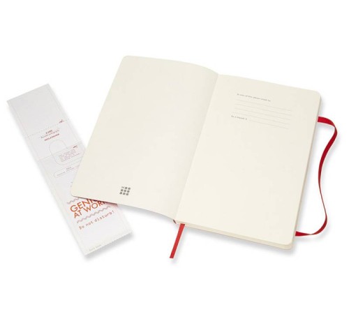 Блокнот Moleskine CLASSIC SOFT QP618F2 Large 130х210мм 192стр. нелинованный мягкая обложка красный Блокнот Moleskine CLASSIC SOFT QP618F2 Large 130х210мм 192стр. нелинованный мягкая обложка красный