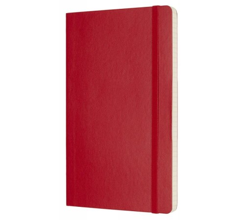Блокнот Moleskine CLASSIC SOFT QP617F2 Large 130х210мм 192стр. клетка мягкая обложка красный