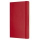 Блокнот Moleskine CLASSIC SOFT QP617F2 Large 130х210мм 192стр. клетка мягкая обложка красный