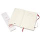 Блокнот Moleskine CLASSIC SOFT QP617F2 Large 130х210мм 192стр. клетка мягкая обложка красный