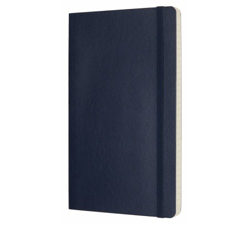 Блокнот Moleskine CLASSIC SOFT QP616B20 Large 130х210мм 192стр. линейка мягкая обложка синий сапфир