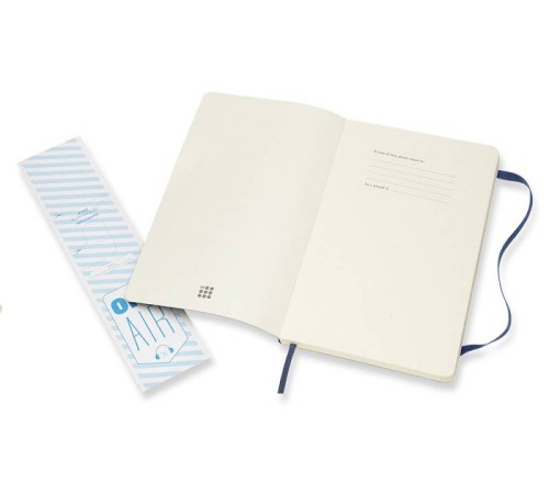 Блокнот Moleskine CLASSIC SOFT QP616B20 Large 130х210мм 192стр. линейка мягкая обложка синий сапфир
