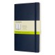Блокнот Moleskine CLASSIC SOFT QP618B20 Large 130х210мм 192стр. нелинованный мягкая обложка синий сапфир