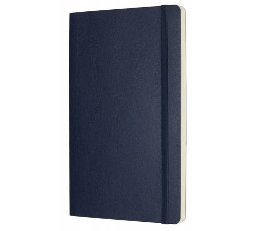 Блокнот Moleskine CLASSIC SOFT QP618B20 Large 130х210мм 192стр. нелинованный мягкая обложка синий сапфир