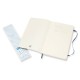 Блокнот Moleskine CLASSIC SOFT QP618B20 Large 130х210мм 192стр. нелинованный мягкая обложка синий сапфир