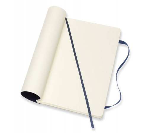 Блокнот Moleskine CLASSIC SOFT QP618B20 Large 130х210мм 192стр. нелинованный мягкая обложка синий сапфир