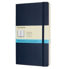 Блокнот Moleskine CLASSIC SOFT QP619B20 Large 130х210мм 192стр. пунктир мягкая обложка синий сапфир