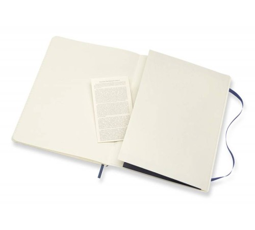 Блокнот Moleskine CLASSIC SOFT QP621B20 XLarge 190х250мм 192стр. линейка мягкая обложка синий сапфир
